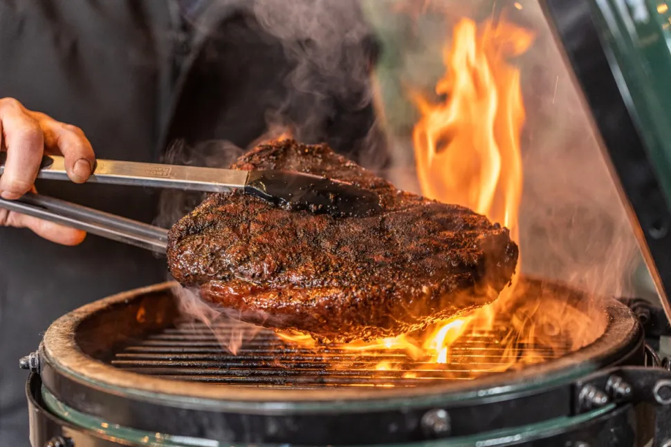 Big Green Egg MiniMax – met onderstel & handgrepen