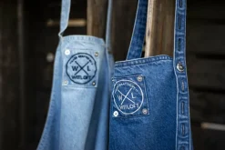 Denim schort lichtblauw Witloft