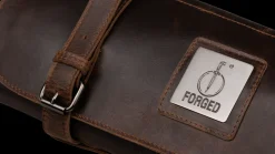Foedraal bruin leder Forged