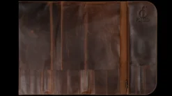 Foedraal bruin leder Forged