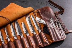 Foedraal bruin leder Forged