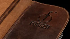 Foedraal bruin leder Forged