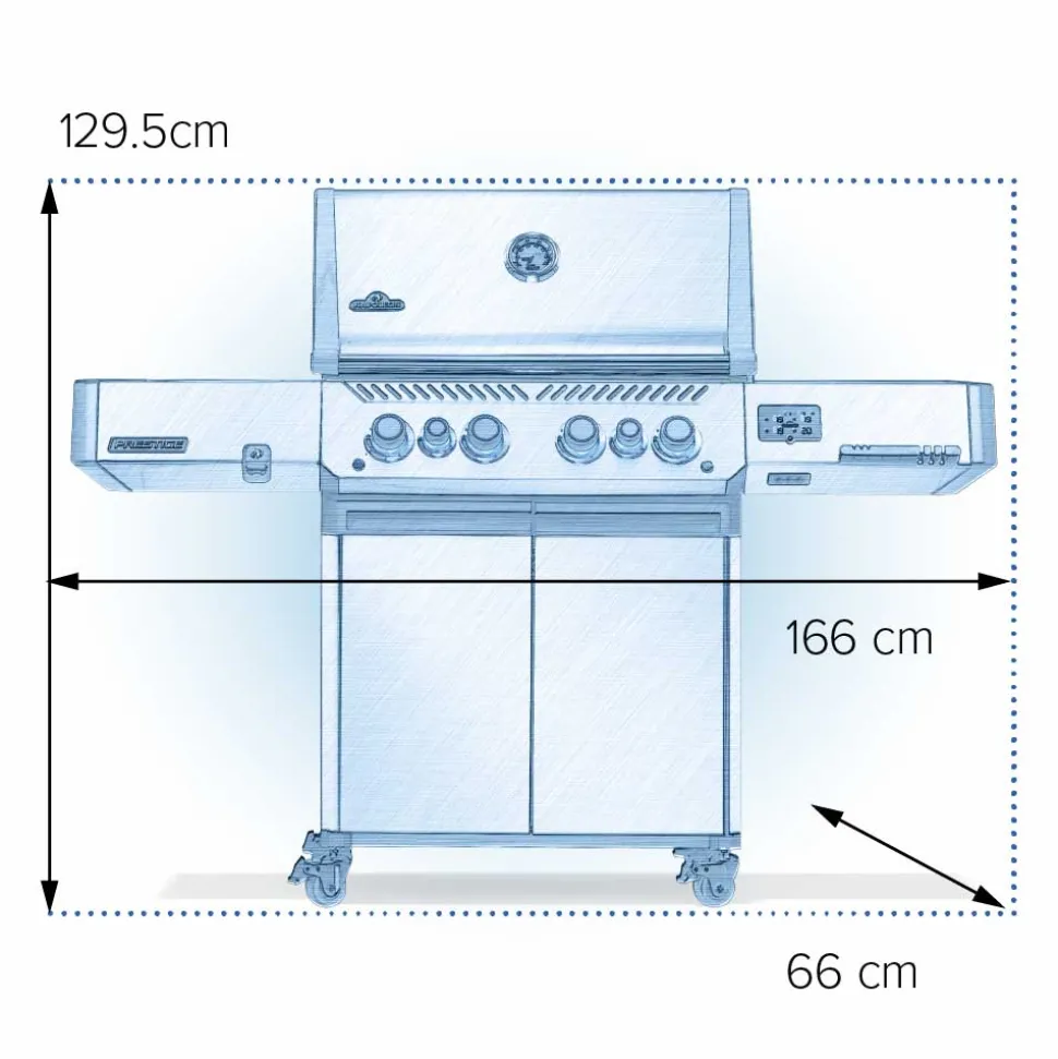 Napoleon Prestige 500 Connected RSIB zwart