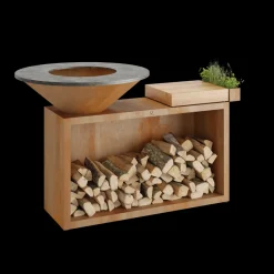 OFYR 85 Island Corten – Teak Hout