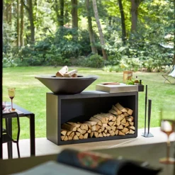 OFYR 85 Island Corten – Teak Hout