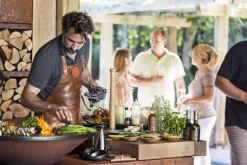 OFYR 85 Island Corten – Teak Hout