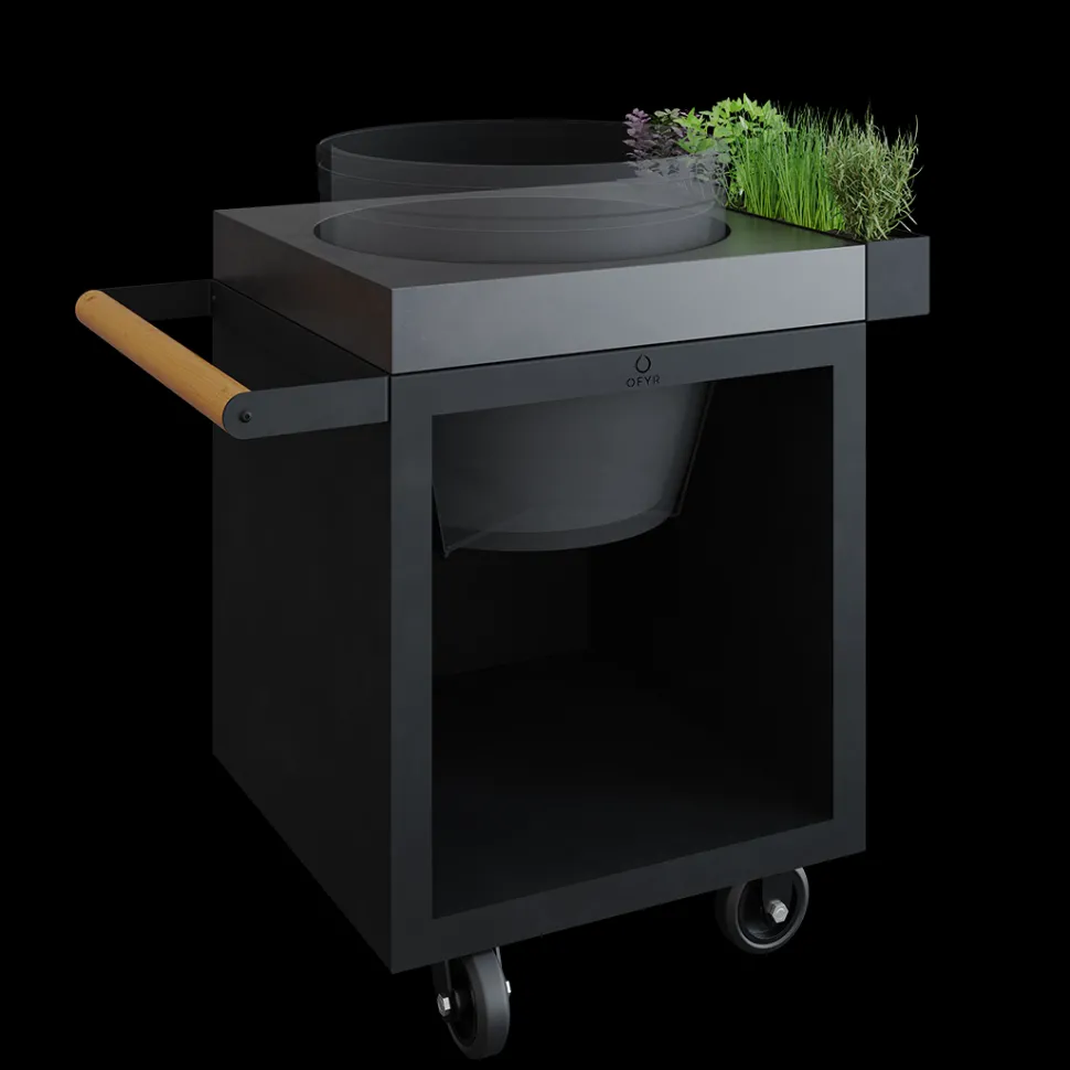 OFYR 65 Kamado Table PRO Black – Beton