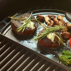 Plancha griddle halve maan (EGGspander) Big Green Egg