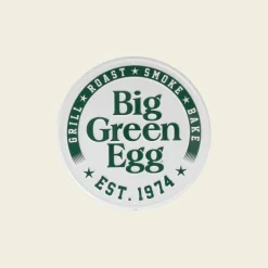 Rond tekstbord wit ‘Est. 1974’ Big Green Egg