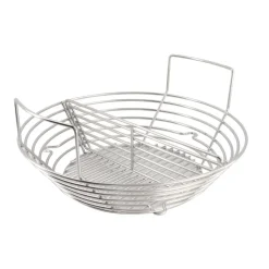 Rvs houtskool mand Grill Guru