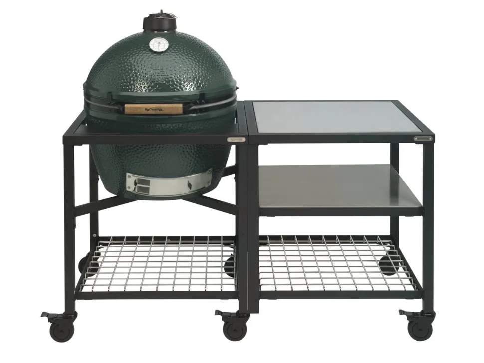 RVS plateau – Modular Outdoor Workspace – Big Green Egg