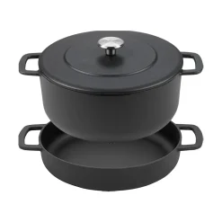 Skillet + Dutch Oven black Set 28CM Combekk