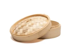 Stoommandje met deksel 25cm