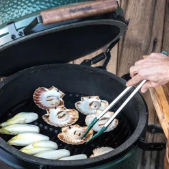 Tang met siliconen grijper (silicone tipped tongs) Big Green Egg