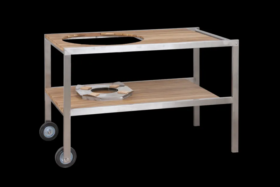 Teakhouten tafel voor Monolith