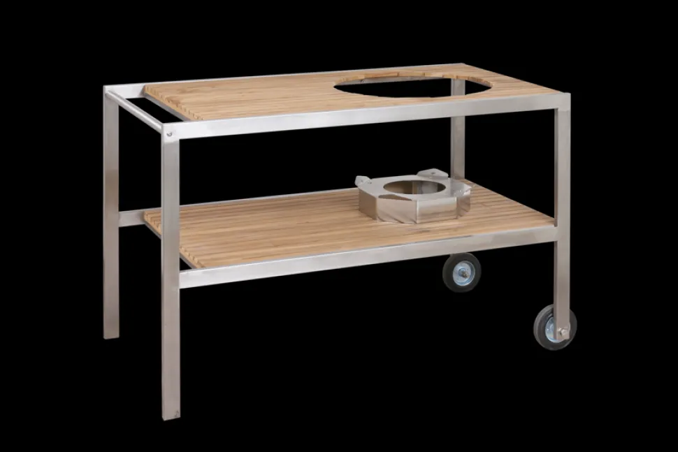 Teakhouten tafel voor Monolith