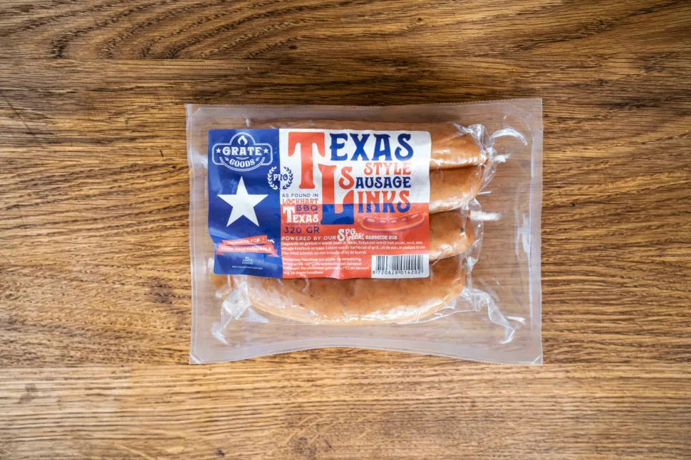 Texas Style Sausage Links Grate Goods