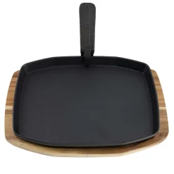 The Bastard gietijzeren kookplaat + houder