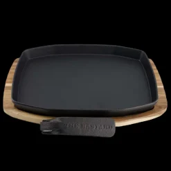 The Bastard gietijzeren kookplaat + houder