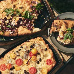 The Bastard gietijzeren kookplaat + houder