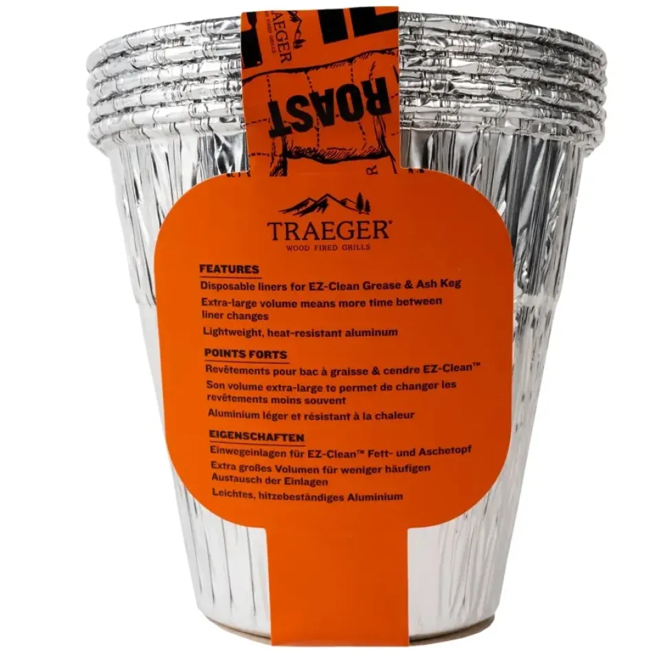 Vetopvangbak EZ Clean Aluminium 5 Pack Traeger